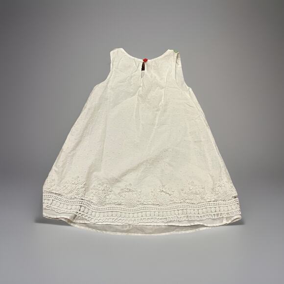 Cynthia Rowley Little Girls Toddler Embroidered Eyelet Trim Dress White Size 6 - Picture 2 of 7